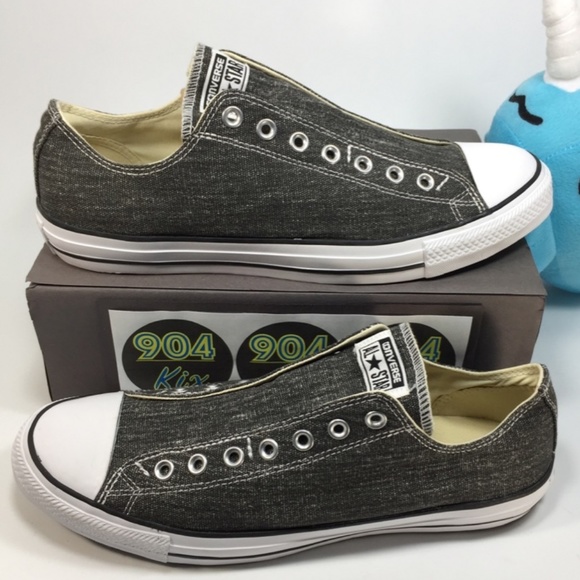 converse all star slip charcoal